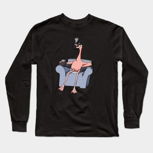 Boston Legal Flamingos Denny Long Sleeve T-Shirt